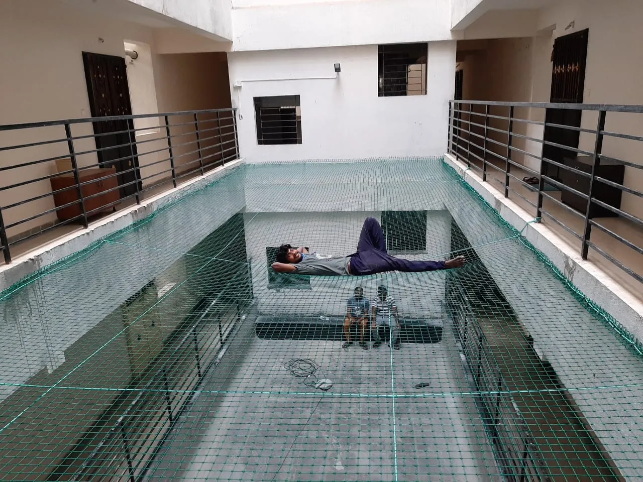 Duct Area Nets installation in Chennai — photo 1